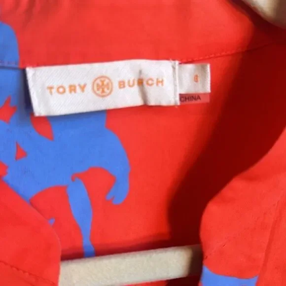 Tory Burch Garden Port Women’s Sleeveless Mini/Knee length Dress S - Picture 7 of 8